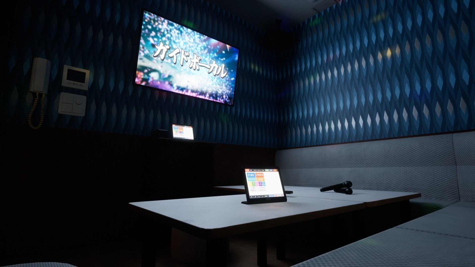 Japanese Karaoke Low-poly 3D model_14