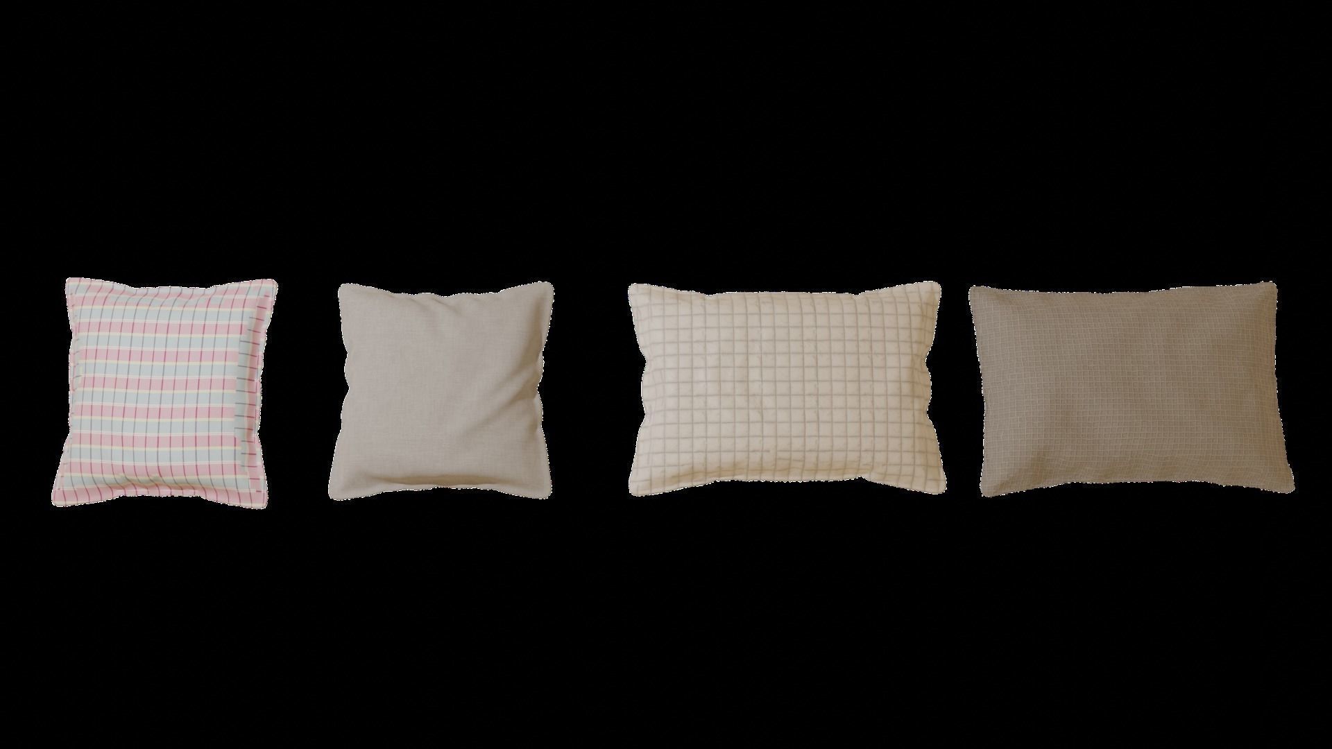 Pillows 3D model_2