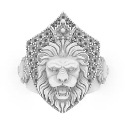 ringmenlion lion head ring