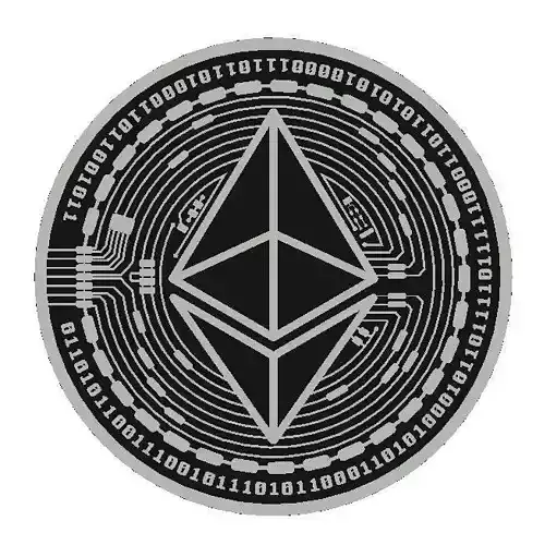 3D model Ethereum Crypto Coin