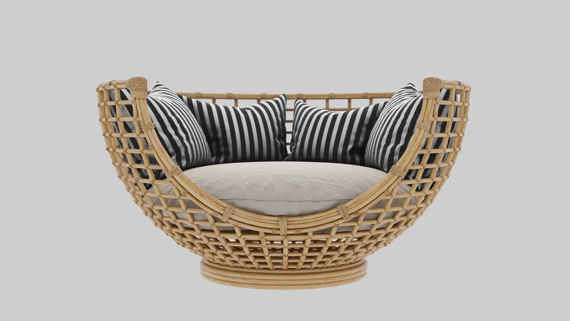 sofa   modern  3D model_1