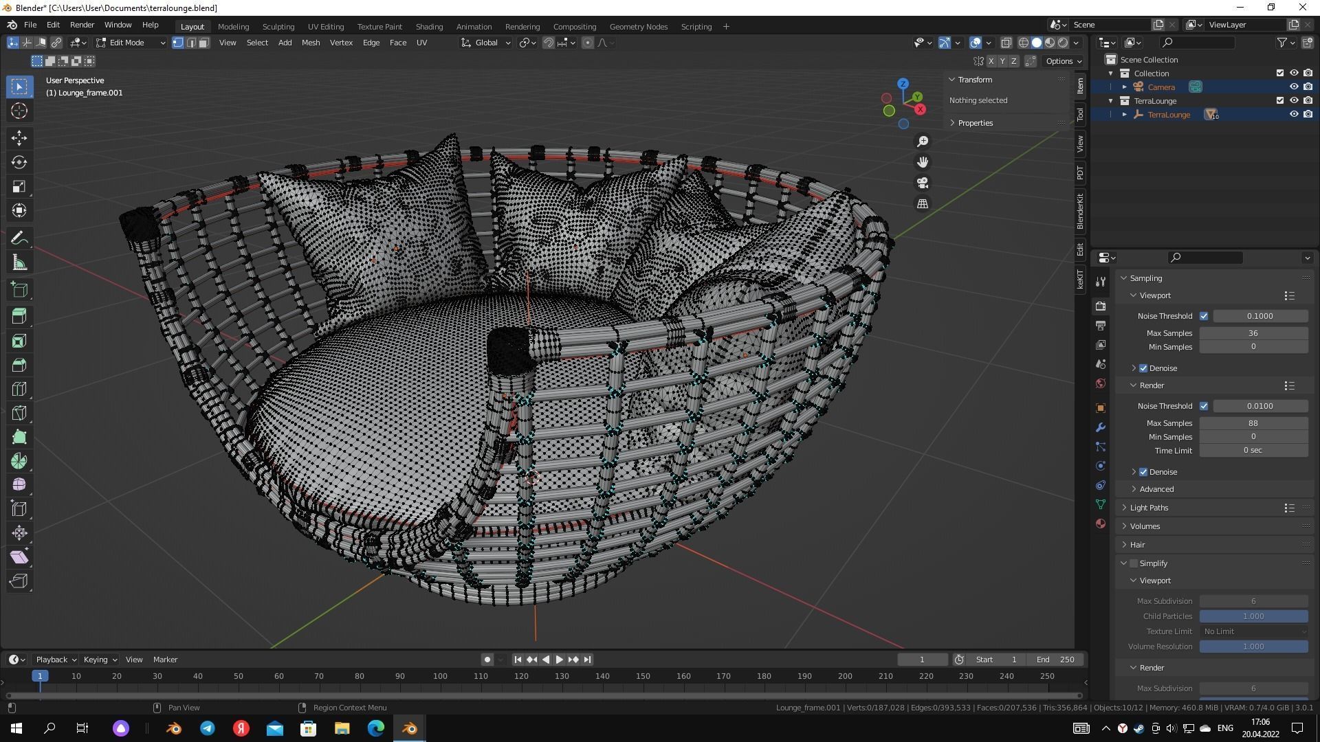 sofa   modern  3D model_3