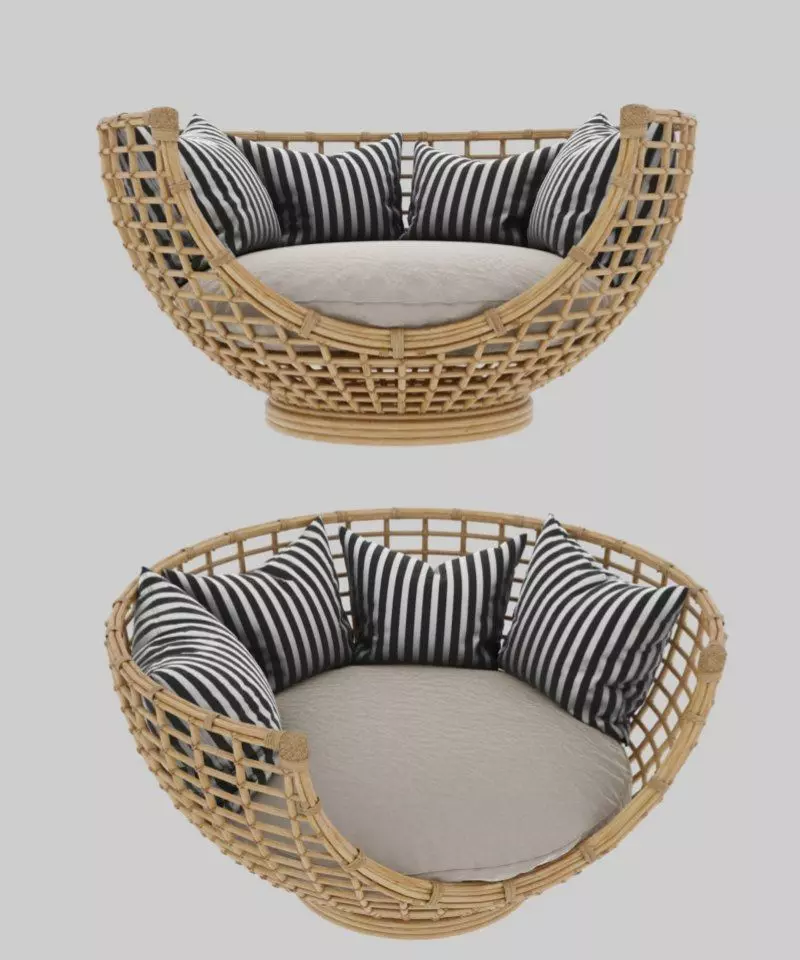 sofa   modern  3D model_0