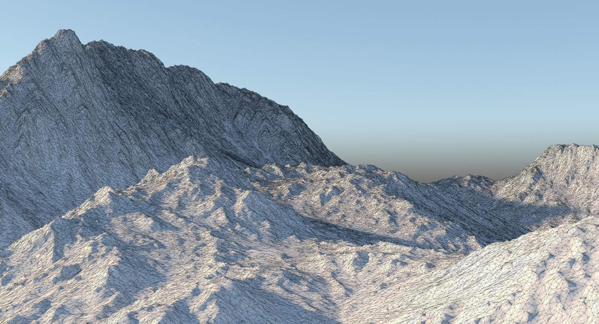 Snowy Mountain 1 3D model_7