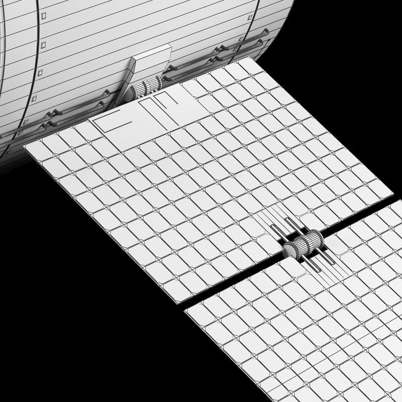 Satellite camera lens 3D model_6