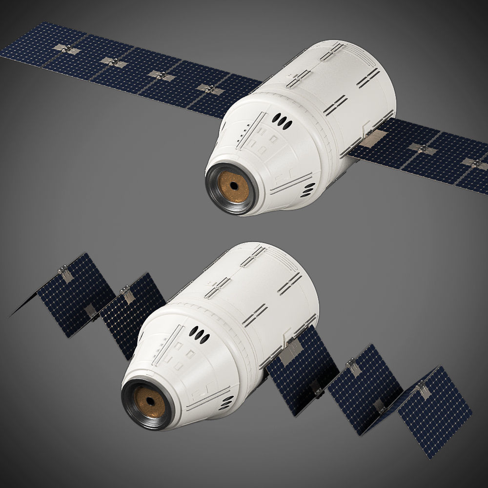 Satellite camera lens 3D model_15