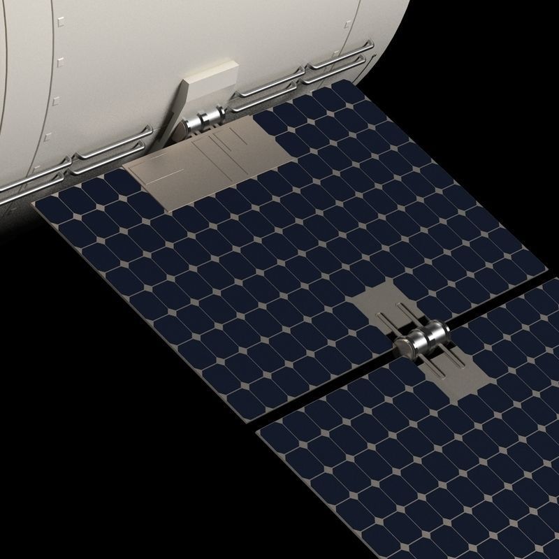 Satellite camera lens 3D model_5