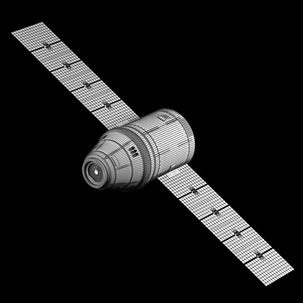 Satellite camera lens 3D model_13