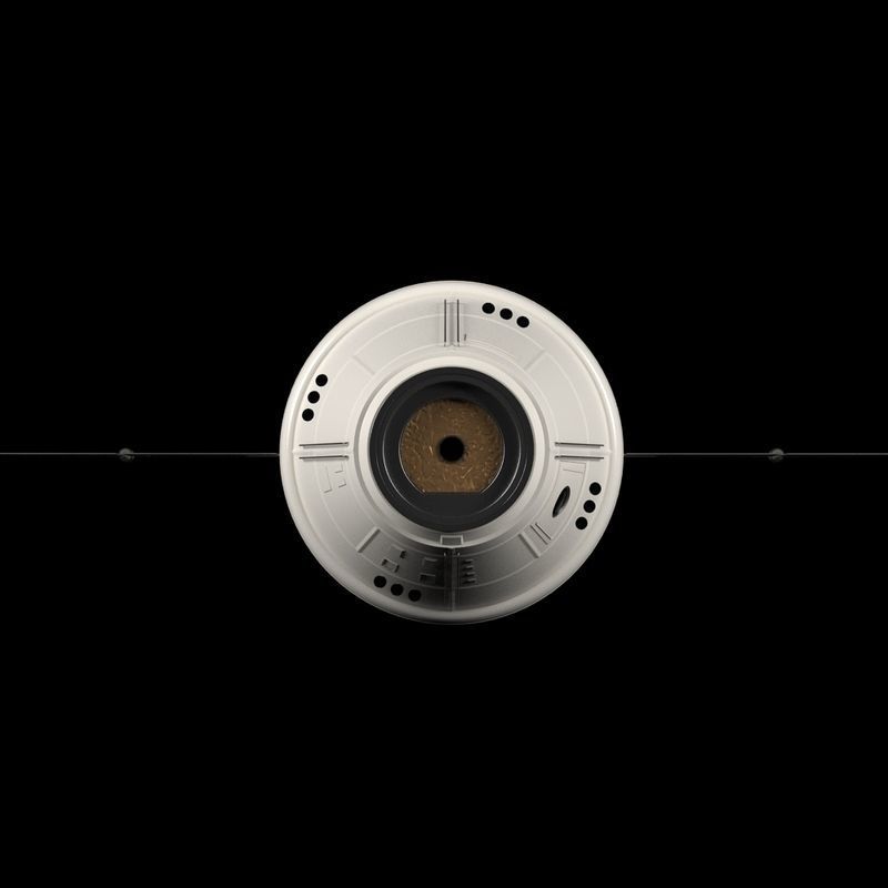 Satellite camera lens 3D model_8