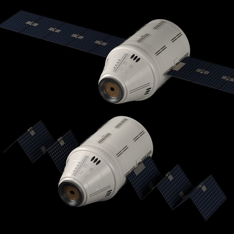 Satellite camera lens 3D model_16