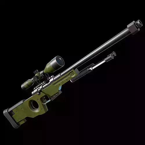 Stylized AWP Sniper Rifle