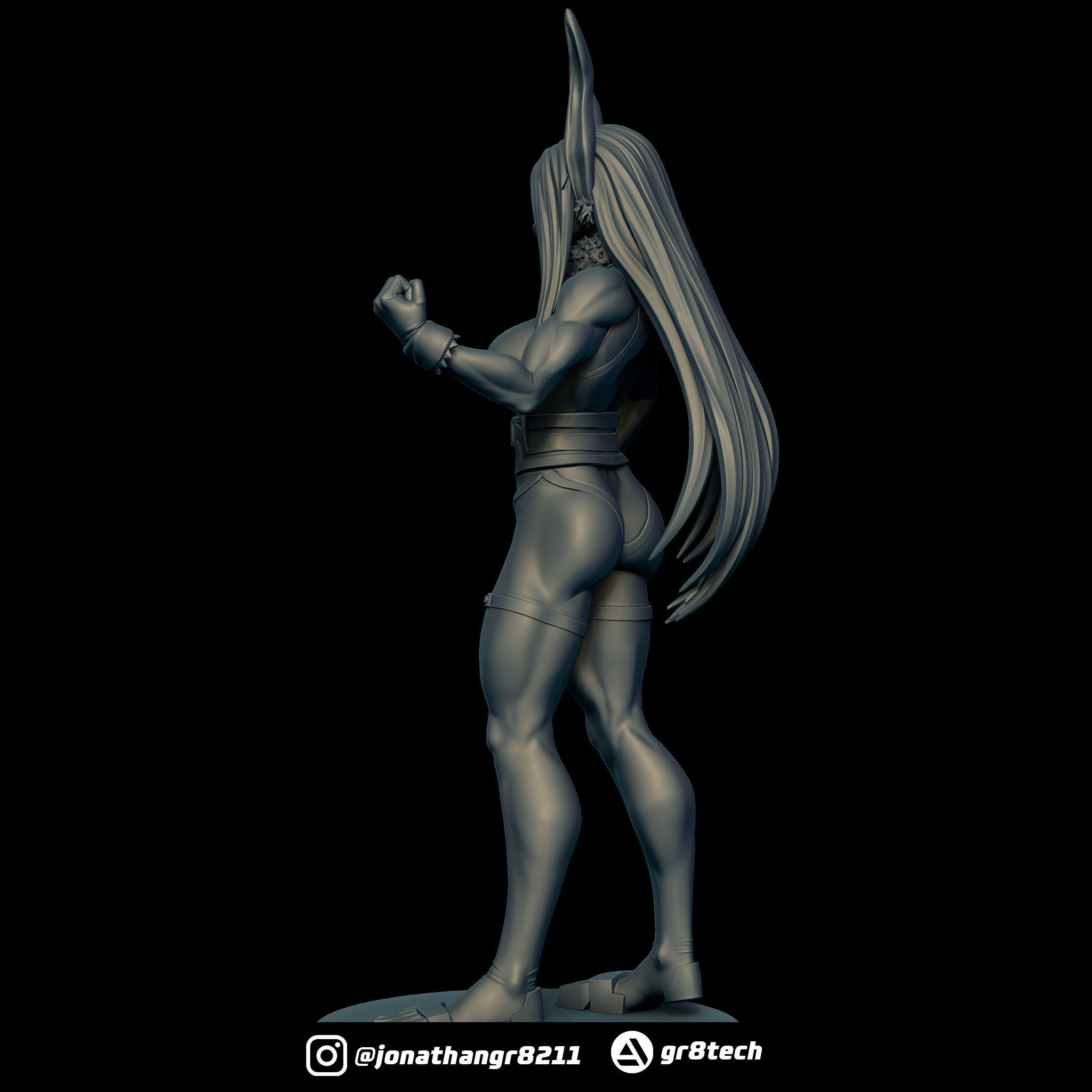 Mirko - My Hero Academia 3D print model_7