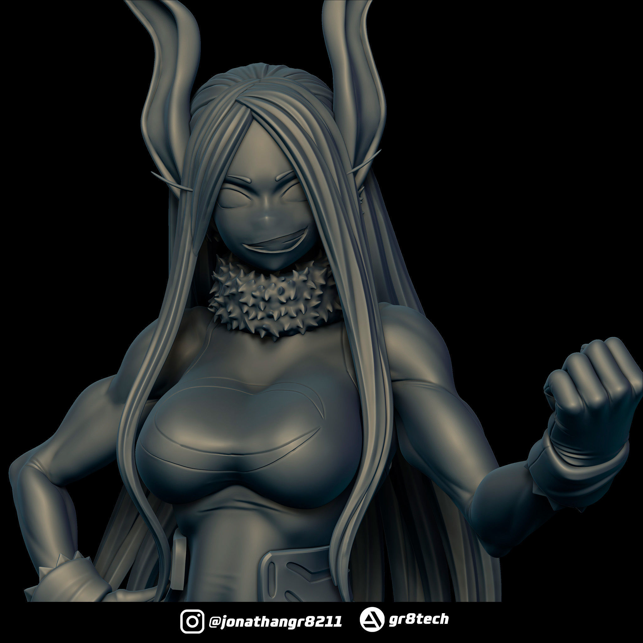 Mirko - My Hero Academia 3D print model_10