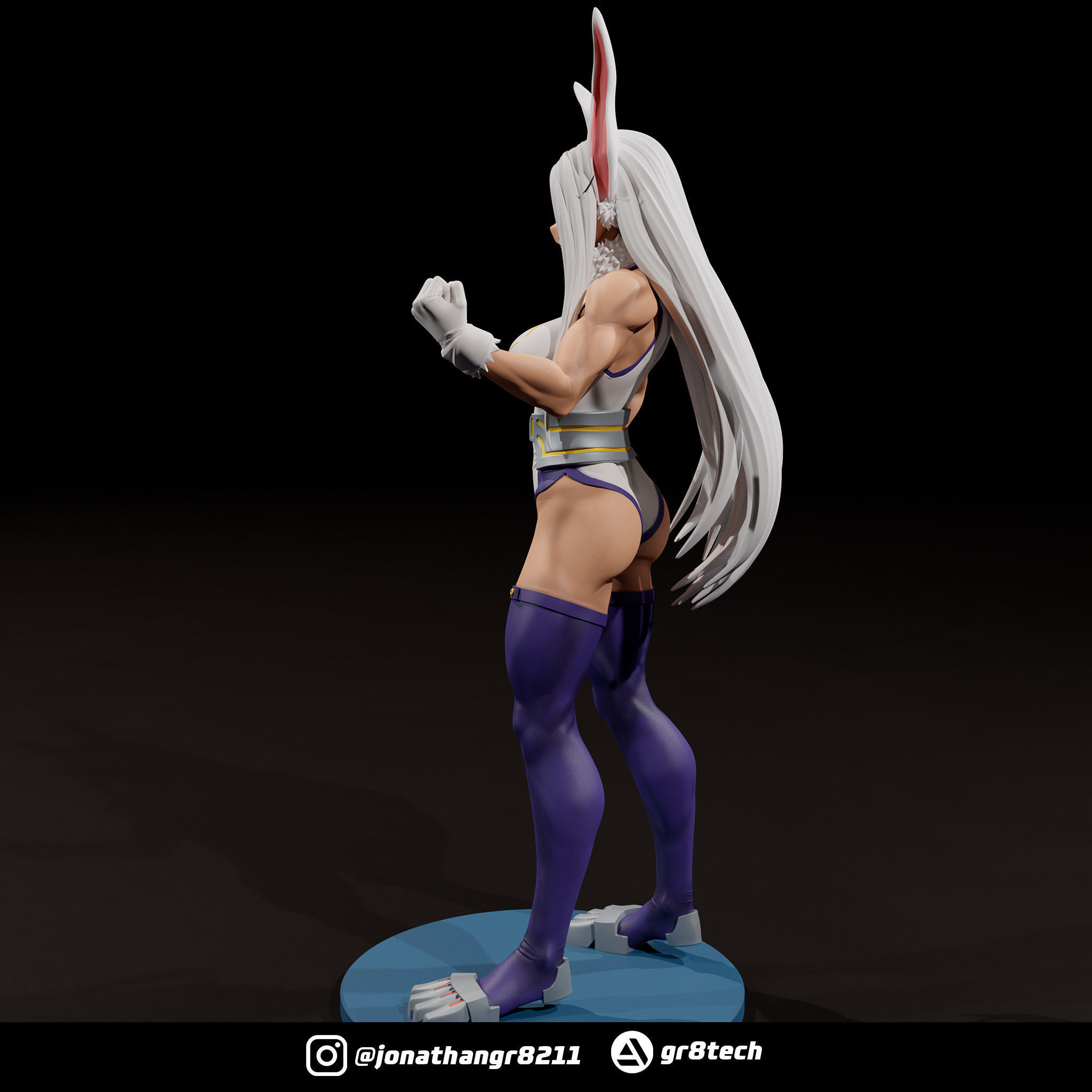 Mirko - My Hero Academia 3D print model_2