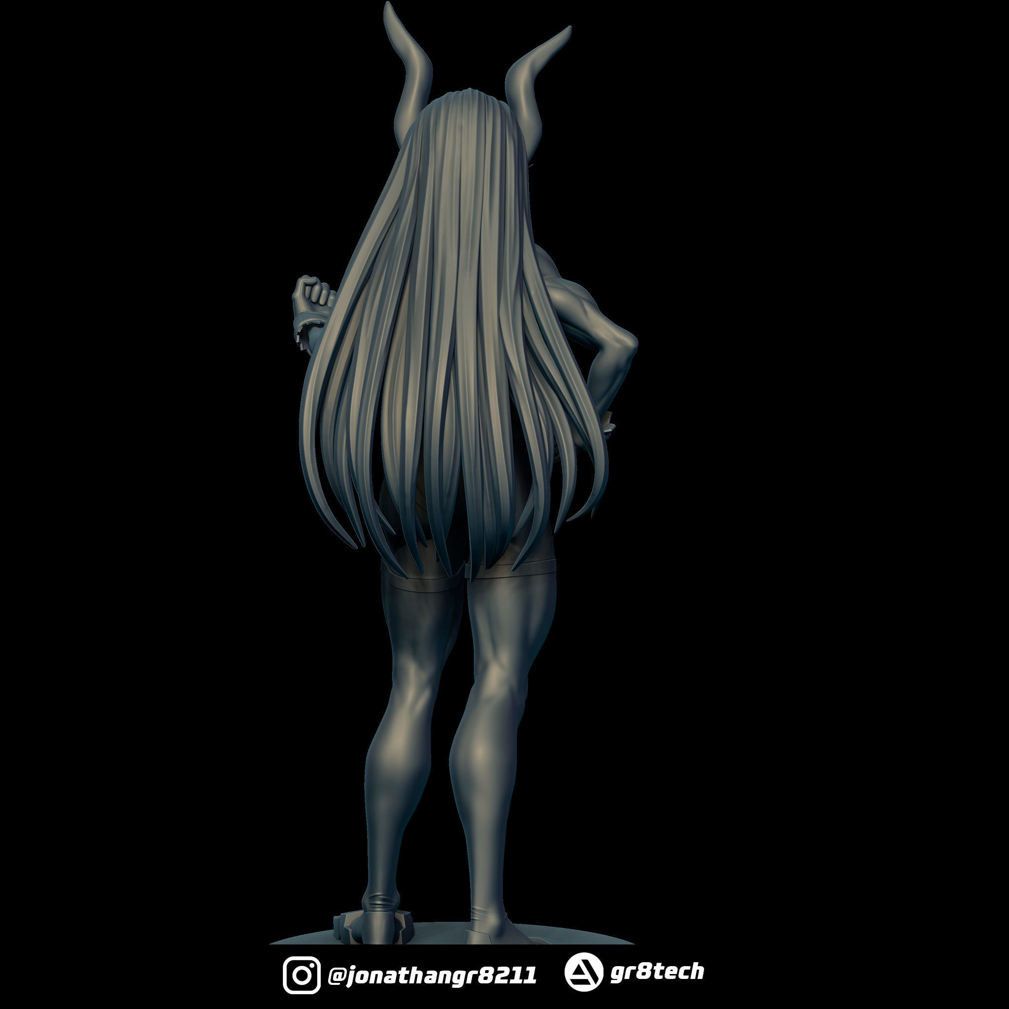 Mirko - My Hero Academia 3D print model_8