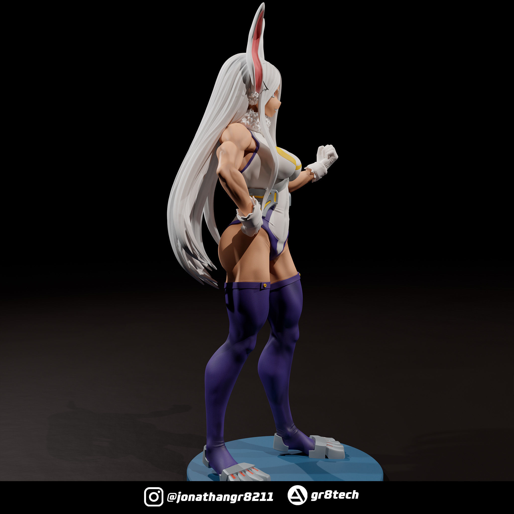 Mirko - My Hero Academia 3D print model_3