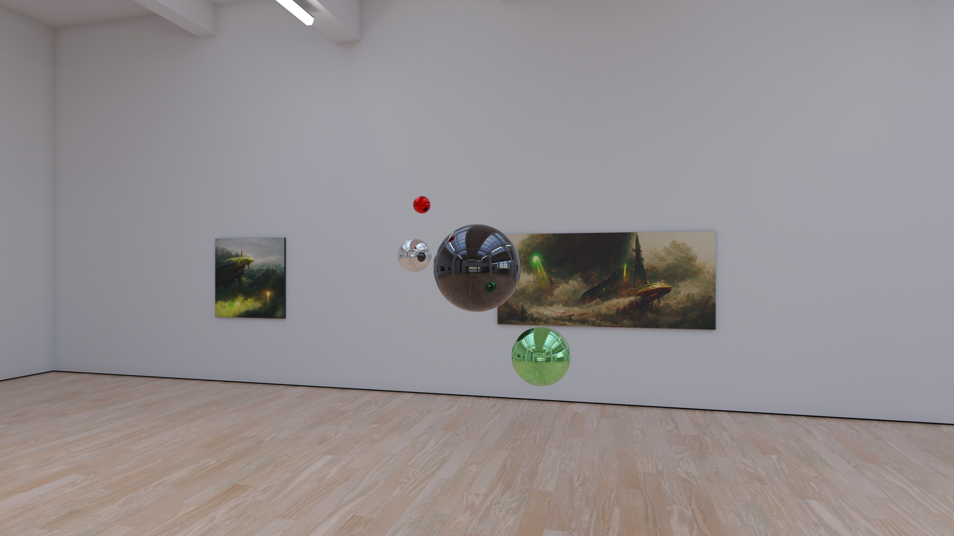 HDRI - Art Museum Gallery Interior 29 v1 - 16384x8192 Texture_15