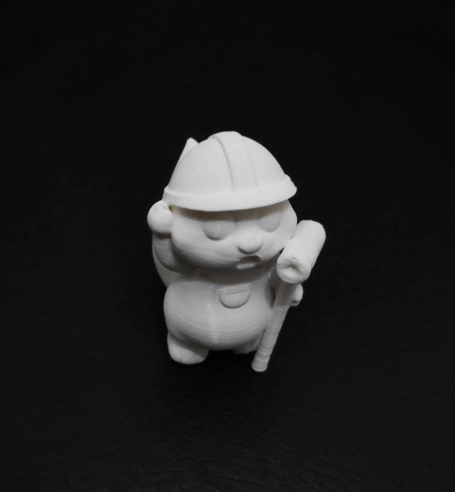 Painter Squirrel 3D print model_10