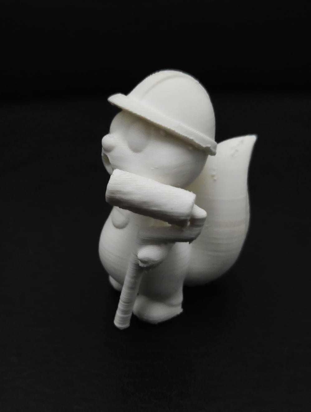 Painter Squirrel 3D print model_7