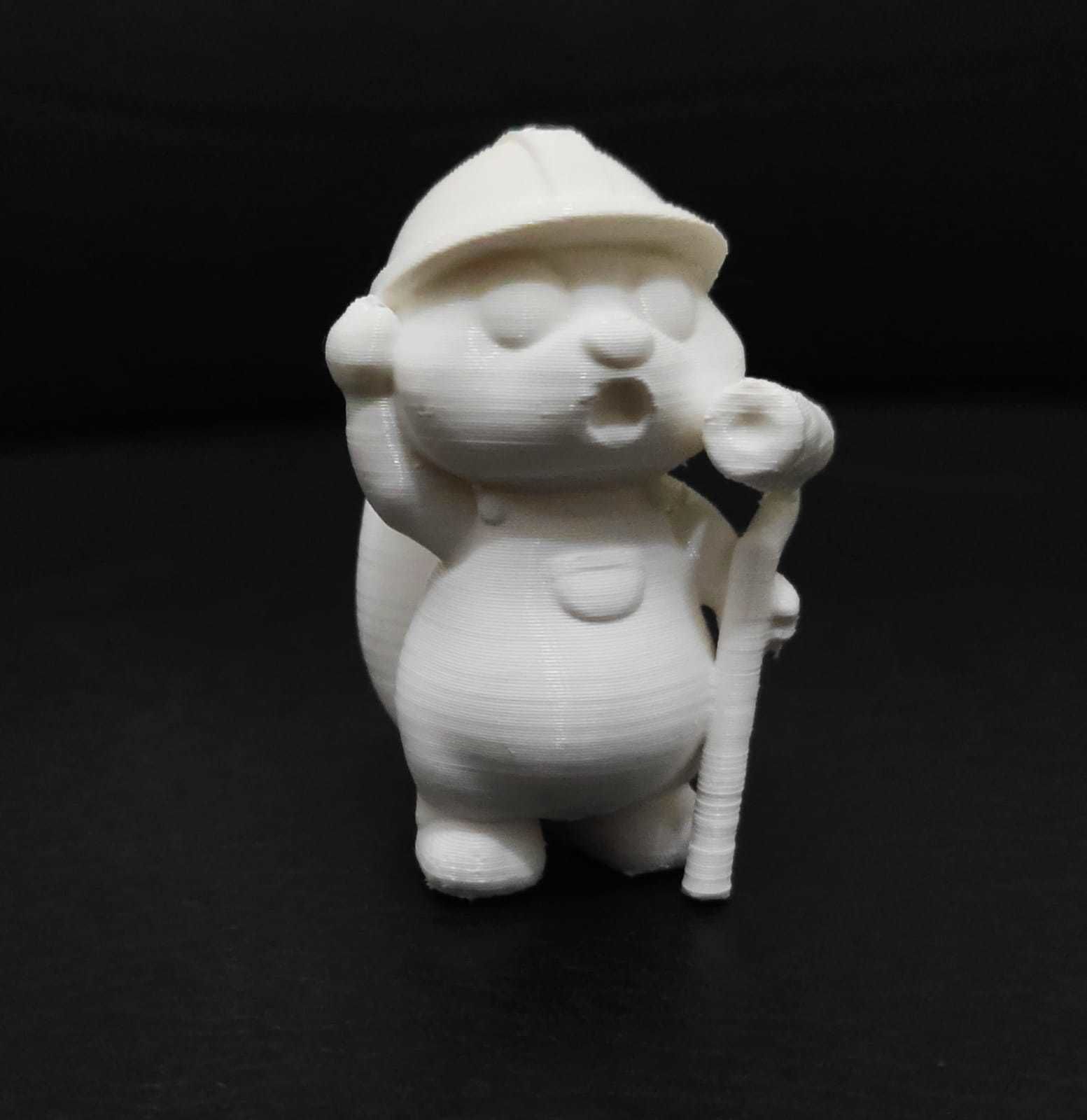 Painter Squirrel 3D print model_4