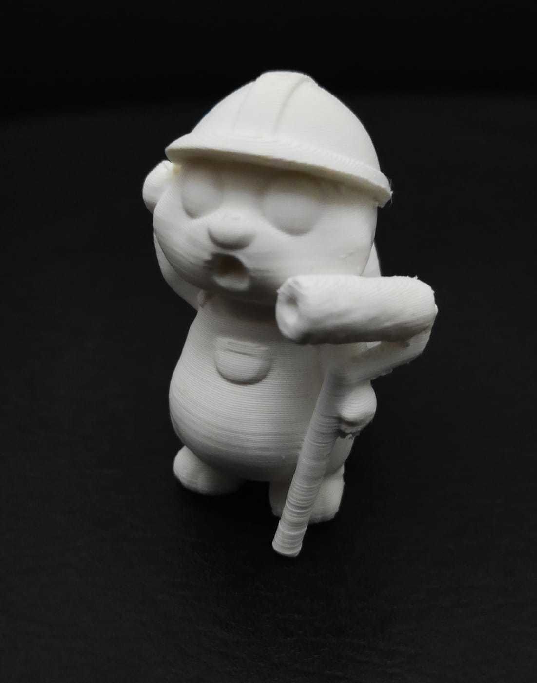 Painter Squirrel 3D print model_5