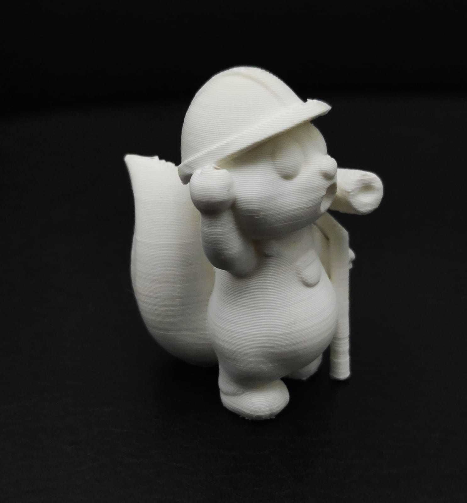 Painter Squirrel 3D print model_8