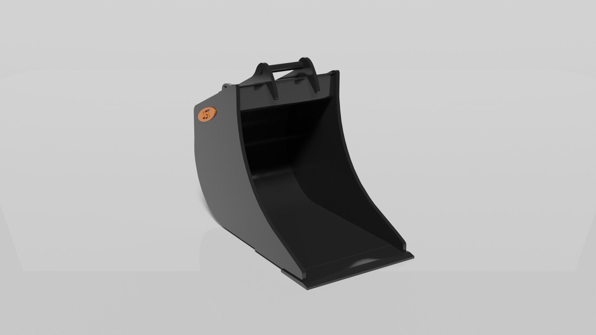 JST Nordic Line 20-25 Ton Sewerage Bucket Low-poly 3D model_2