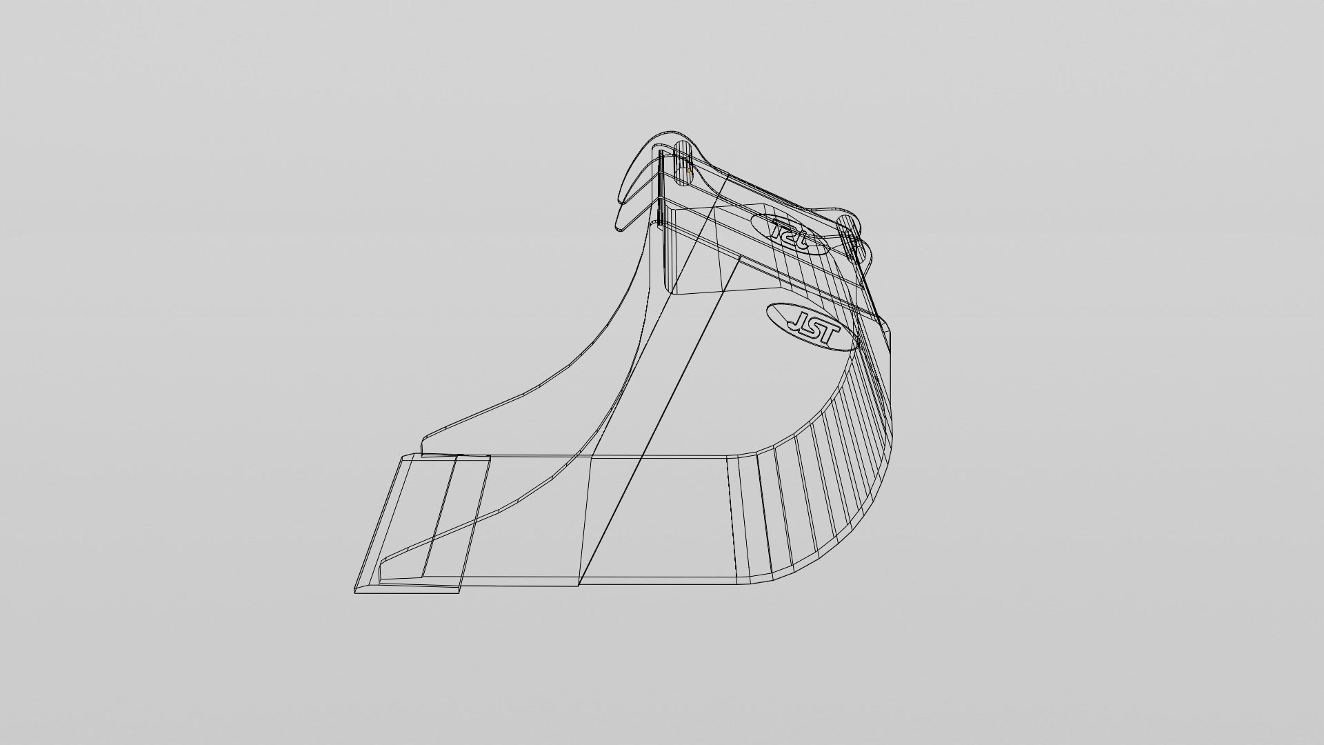 JST Nordic Line 20-25 Ton Sewerage Bucket Low-poly 3D model_9