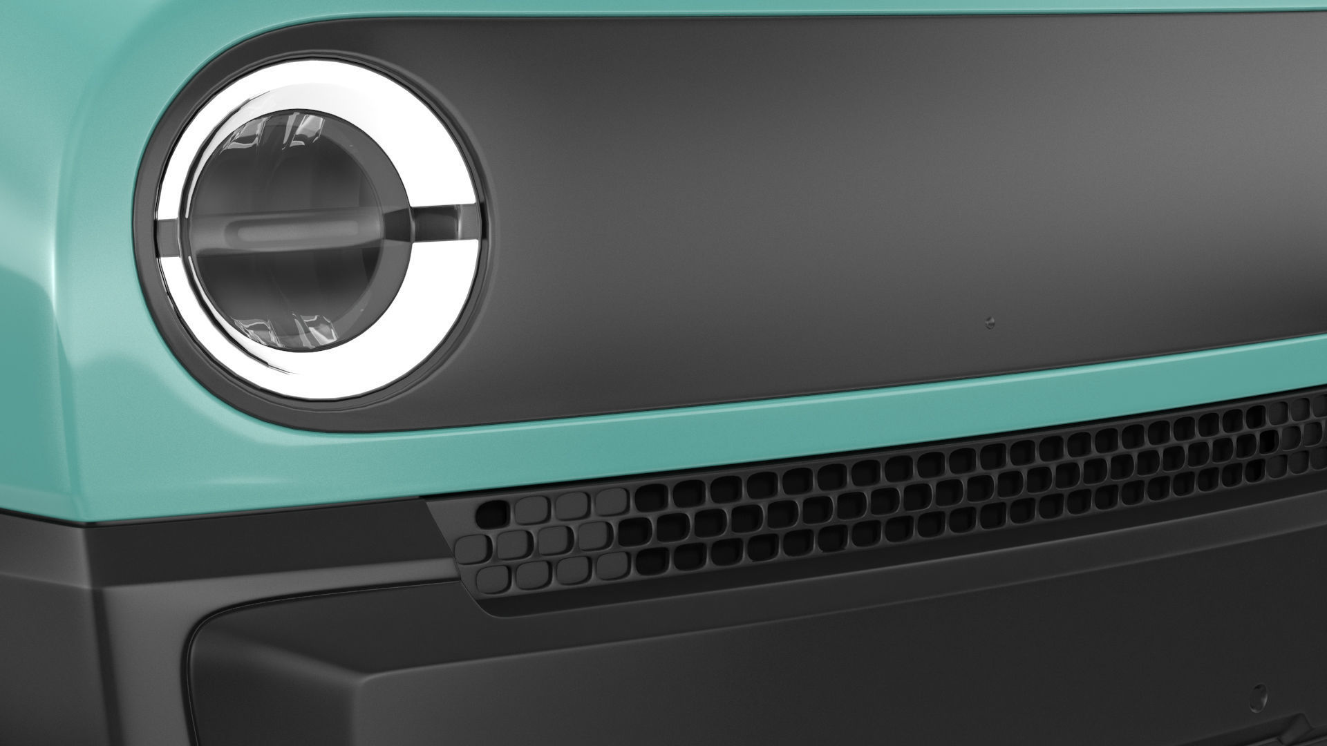 Electric Delivery Van Rigged 3D model_38