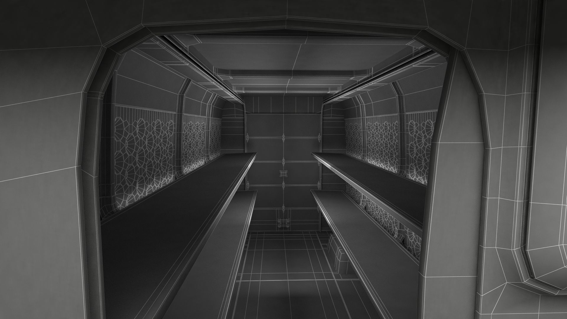 Electric Delivery Van Rigged 3D model_66