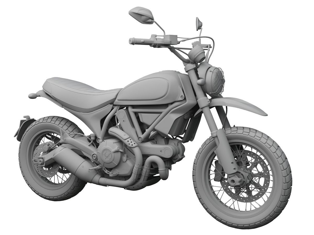 Ducati Scrambler Urban Enduro 2016 3D model_10