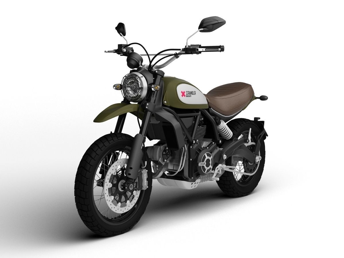 Ducati Scrambler Urban Enduro 2016 3D model_3