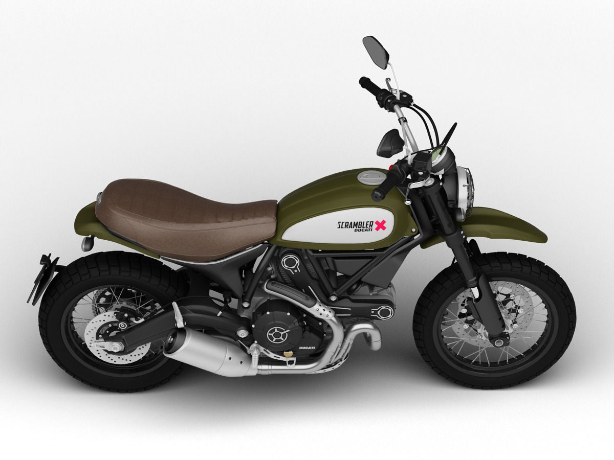 Ducati Scrambler Urban Enduro 2016 3D model_4
