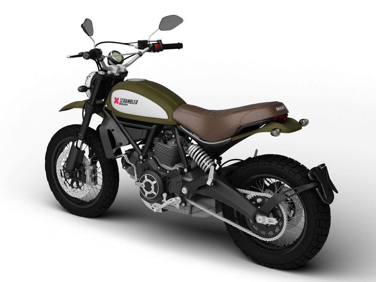 Ducati Scrambler Urban Enduro 2016 3D model_6
