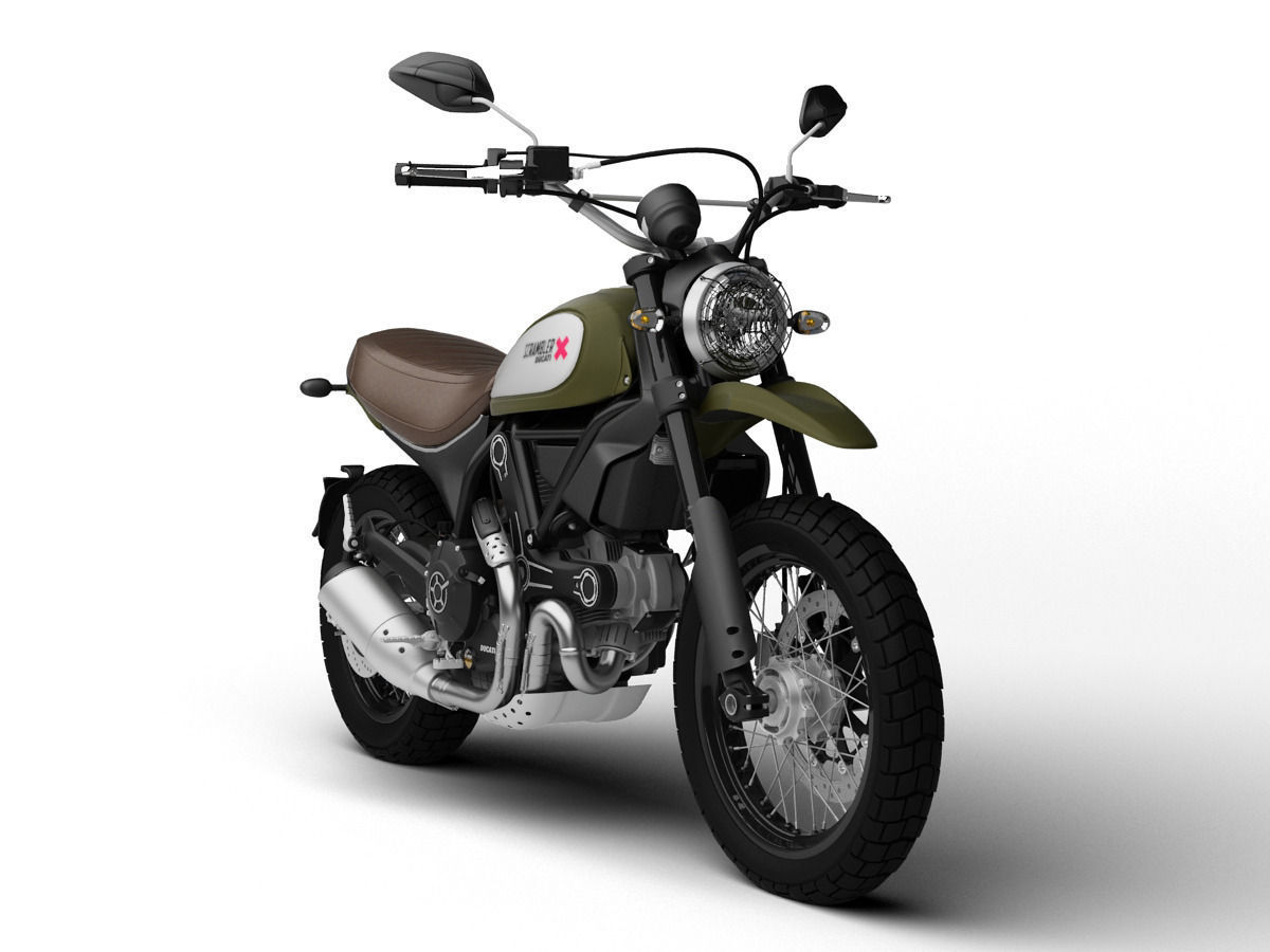 Ducati Scrambler Urban Enduro 2016 3D model_2