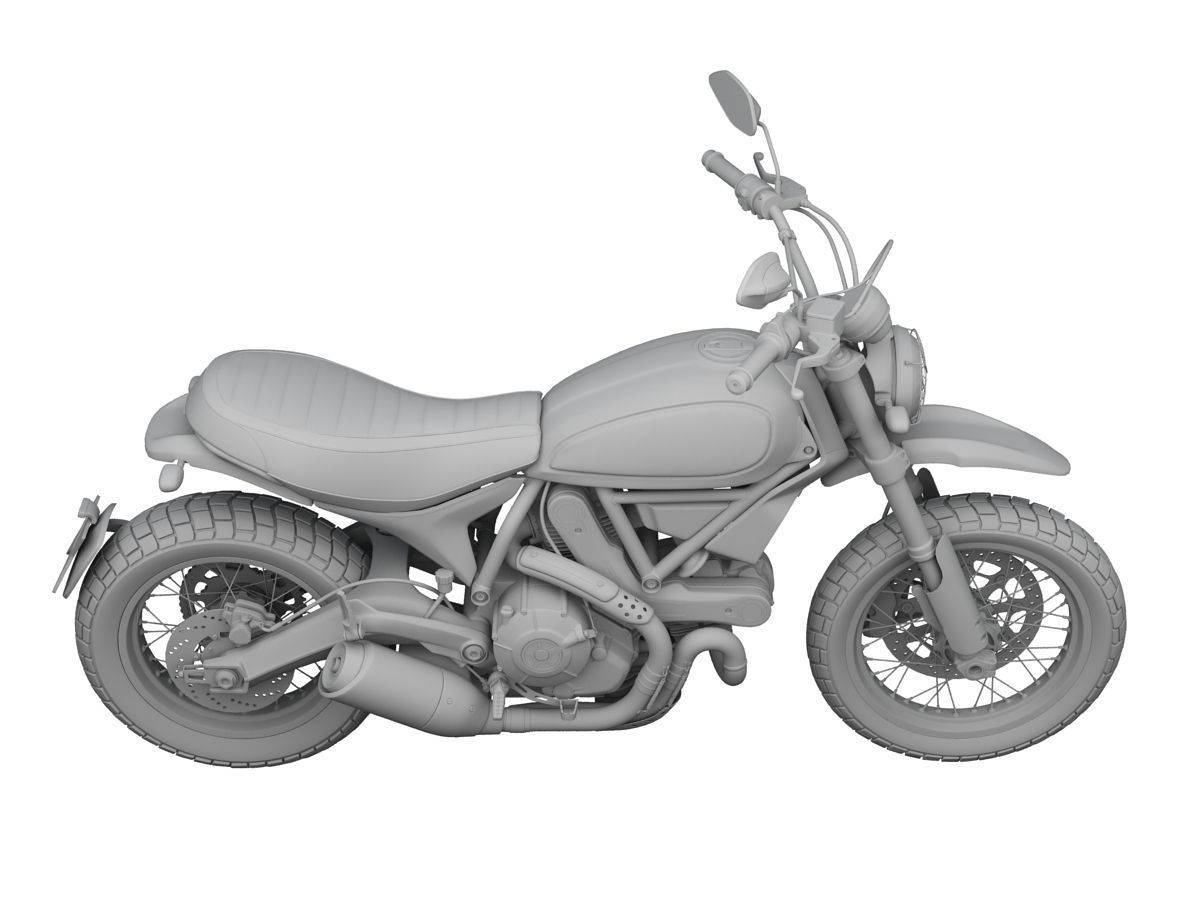 Ducati Scrambler Urban Enduro 2016 3D model_11