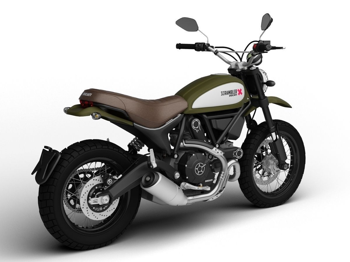 Ducati Scrambler Urban Enduro 2016 3D model_7