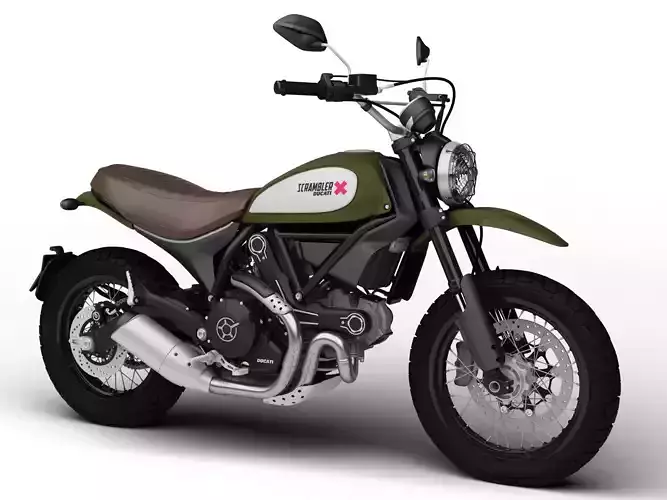 Ducati Scrambler Urban Enduro 2016 3D model