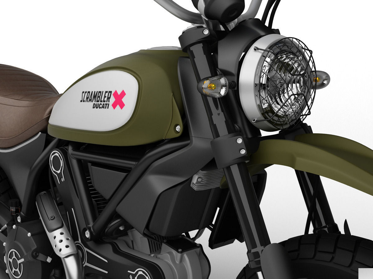 Ducati Scrambler Urban Enduro 2016 3D model_1
