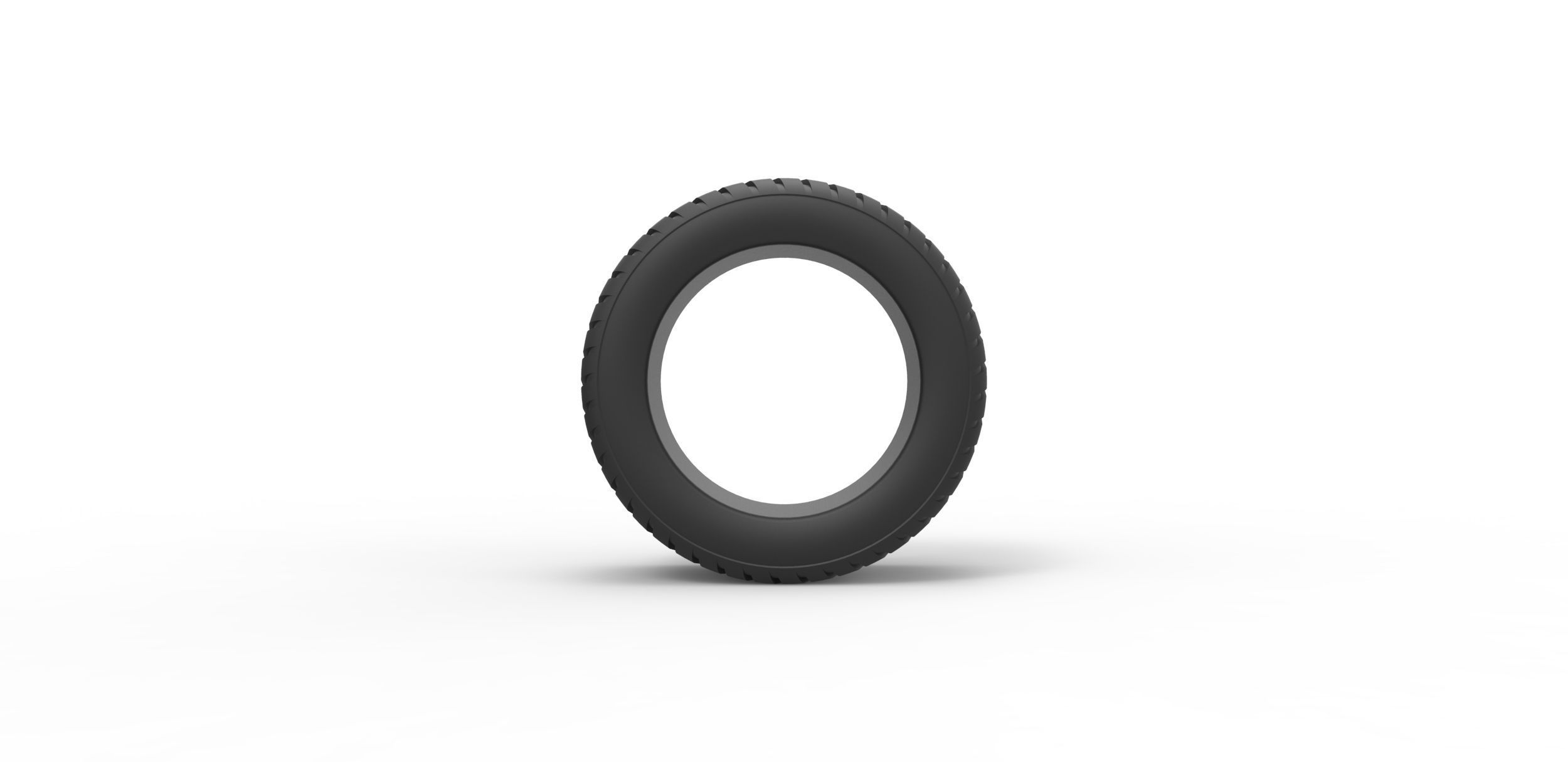 Race tire 3 Scale 1 to 25 3D print model_4