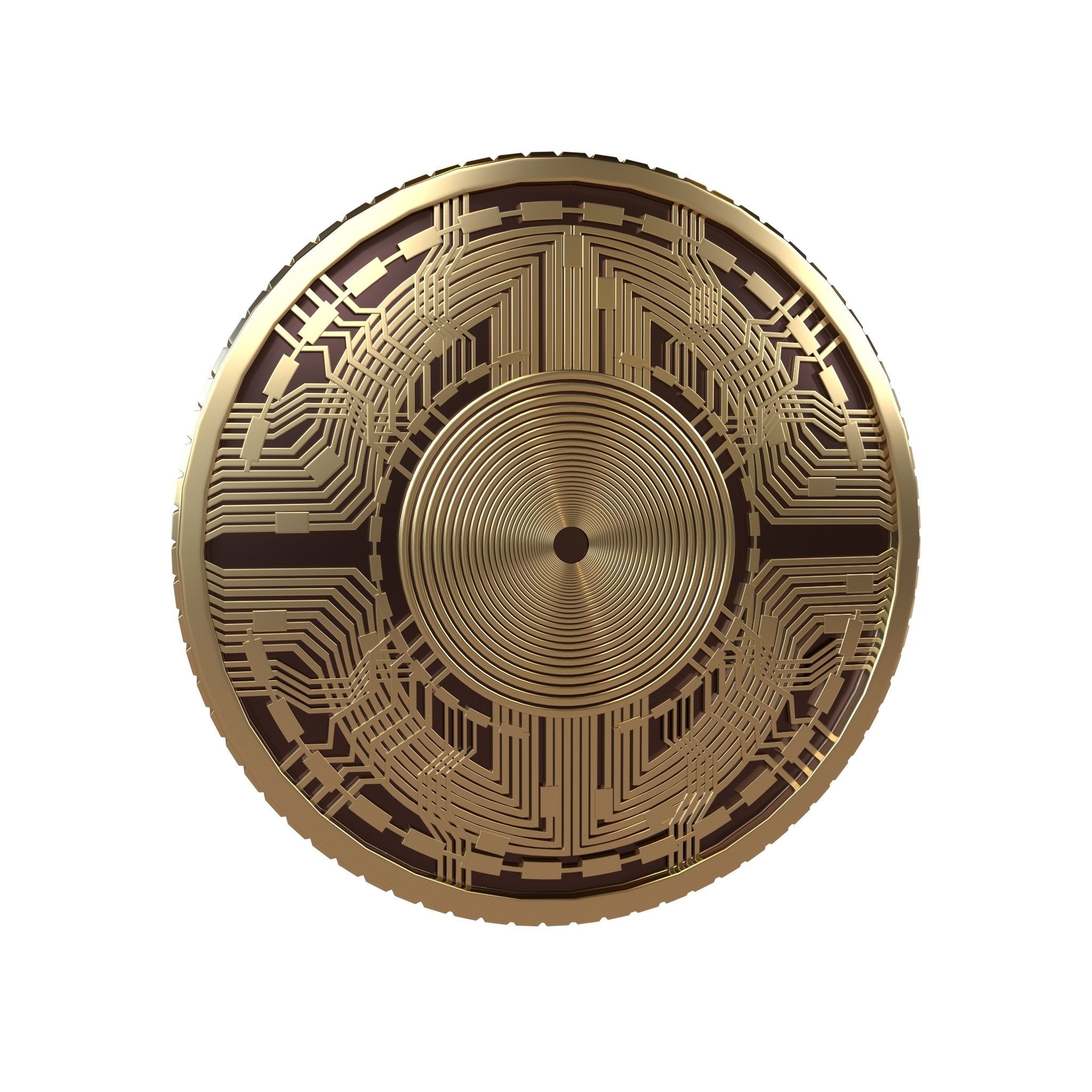 Avalanche Coin v7 002 3D model_7