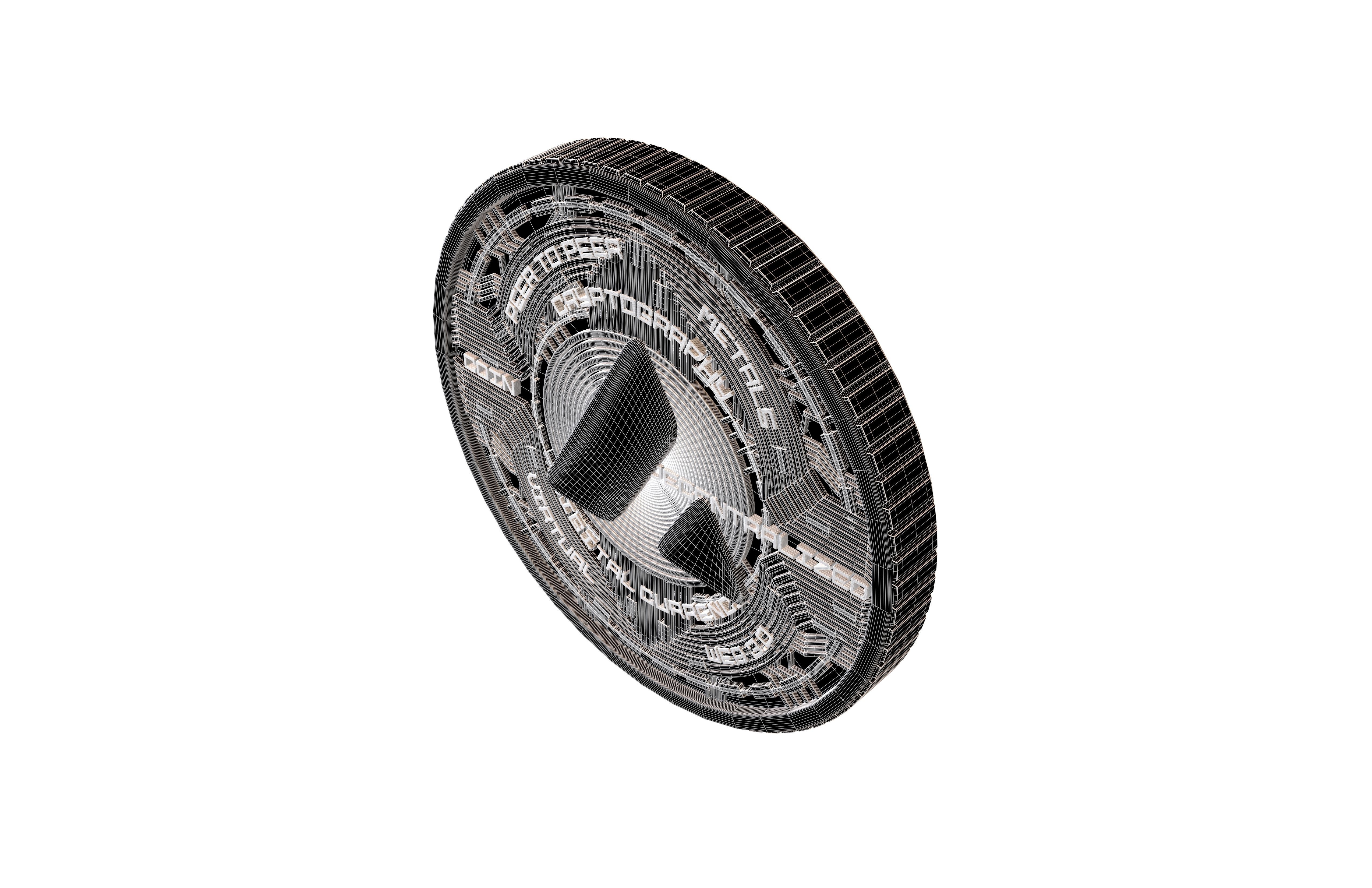 Avalanche Coin v7 002 3D model_10