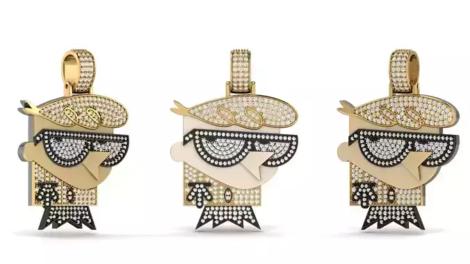 Dexter Cartoon Hiphop Pendant 