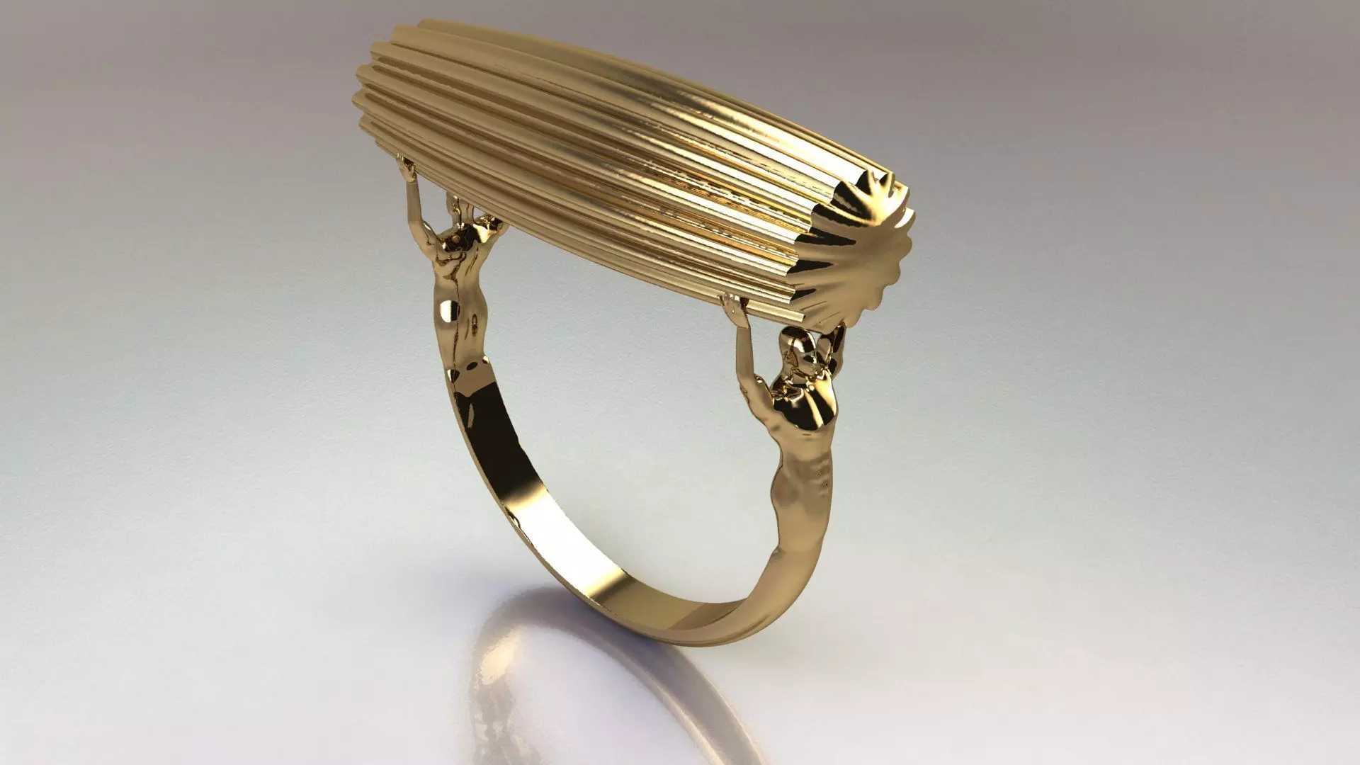 Cyrus Cylinder Ring R 124 3D print model_0