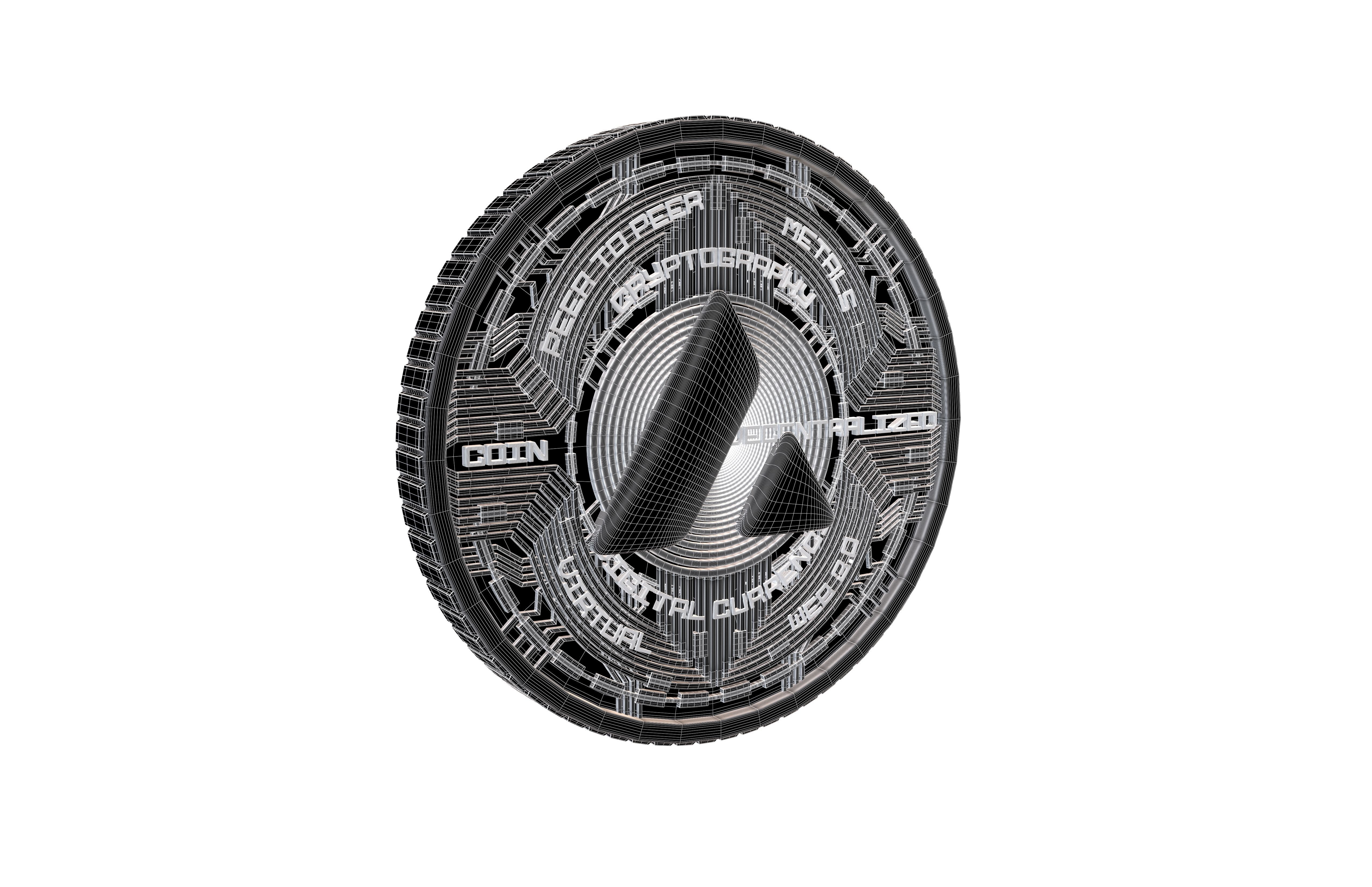 Avalanche Coin v7 005 3D model_9