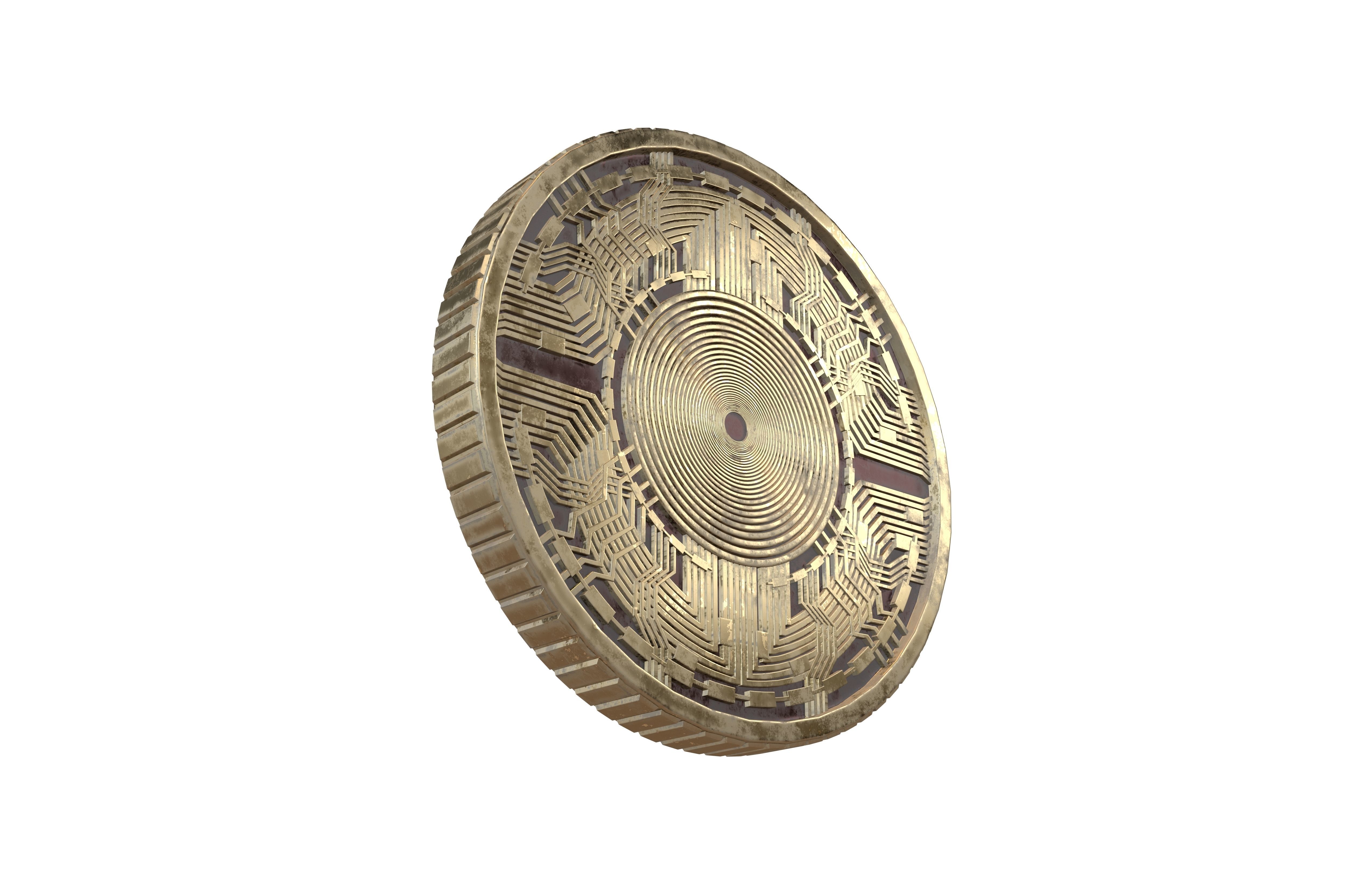 Avalanche Coin v7 005 3D model_7