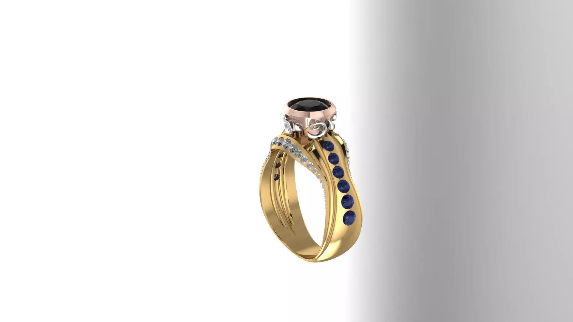 Simple patterned Ring 3D print model