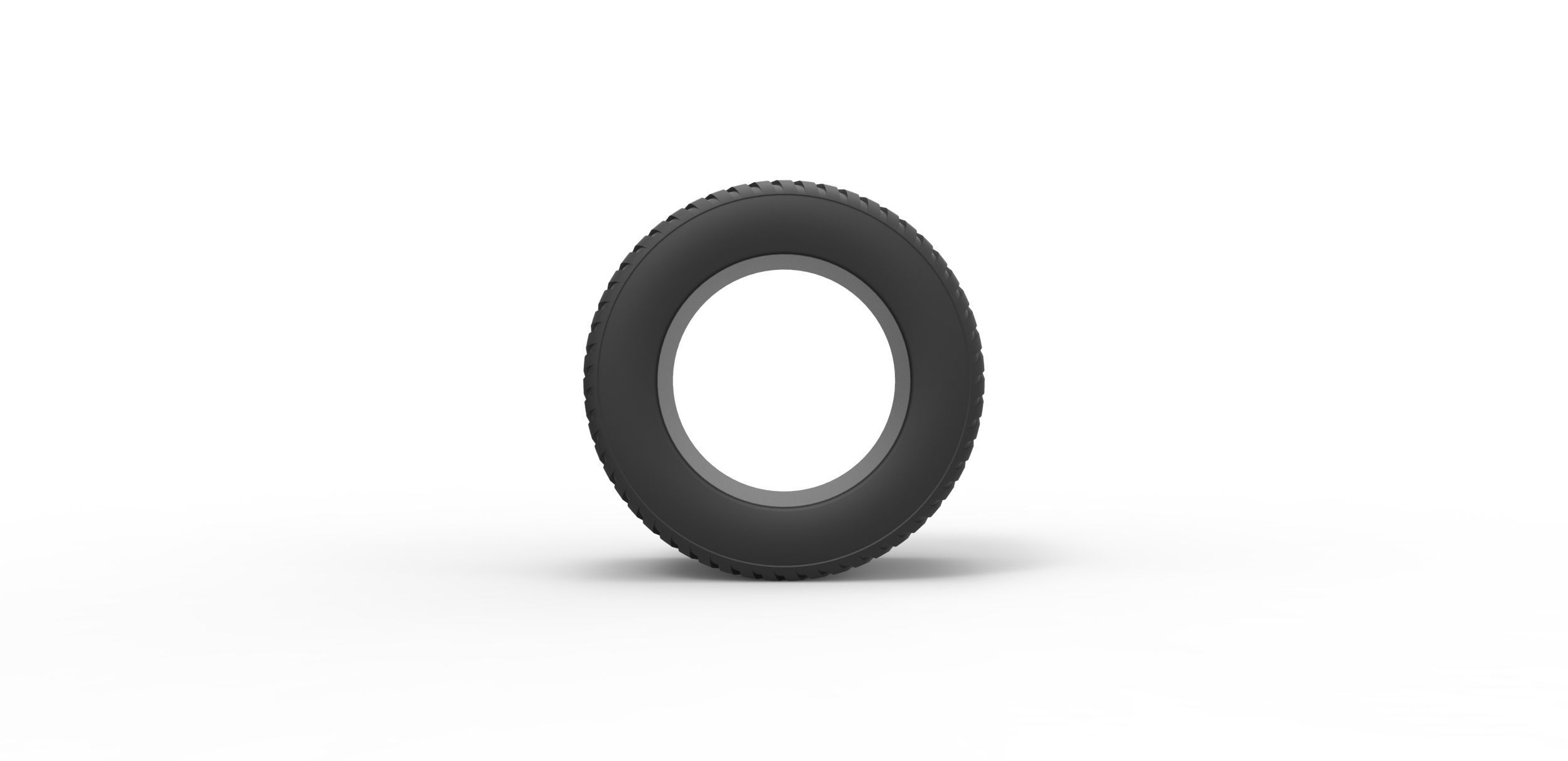Race tire 4 Scale 1 to 25 3D print model_4