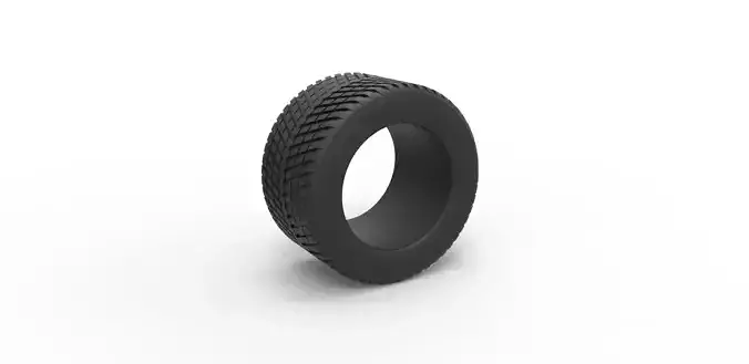 Race tire 4 Scale 1 to 25
