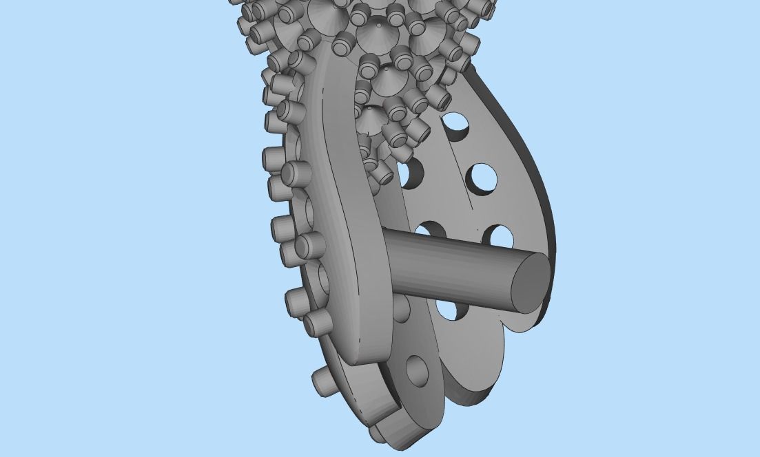 jewelry ring with precious stones exclusive 3D print model_60